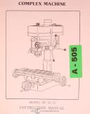 China-China Power Rollers FR-P5016 50\" x 16GA Operation and Parts List Manual-FR-P5016-01